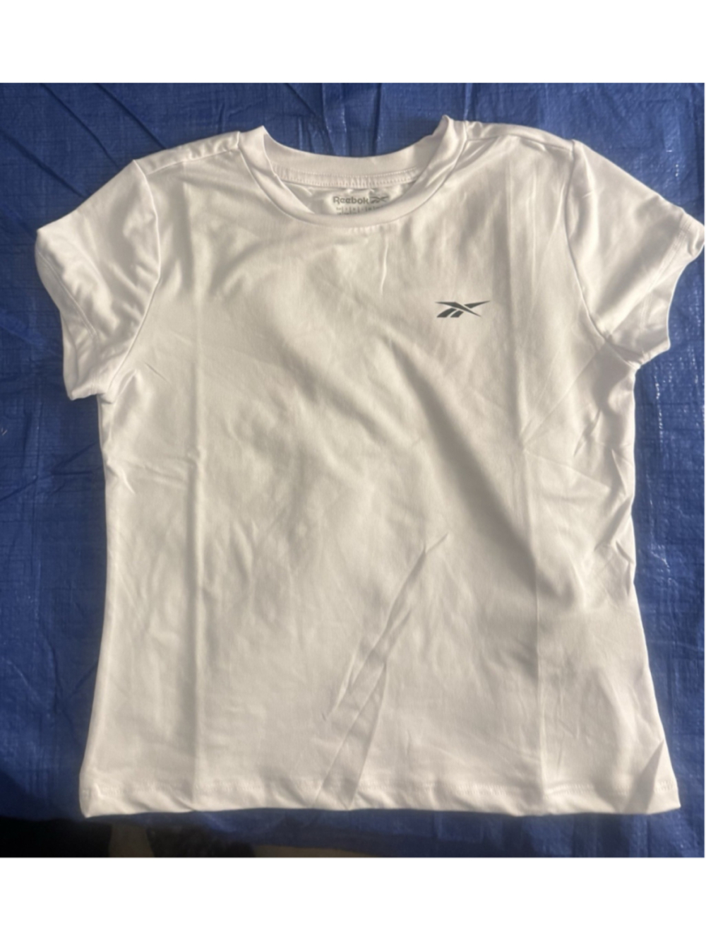 Size 7 Kids Reebok White T-Shirt